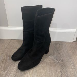 Mid Calf Felt Boots